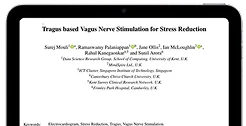 Research paper on tragus-based vagus nerve stimulation for stress reduction